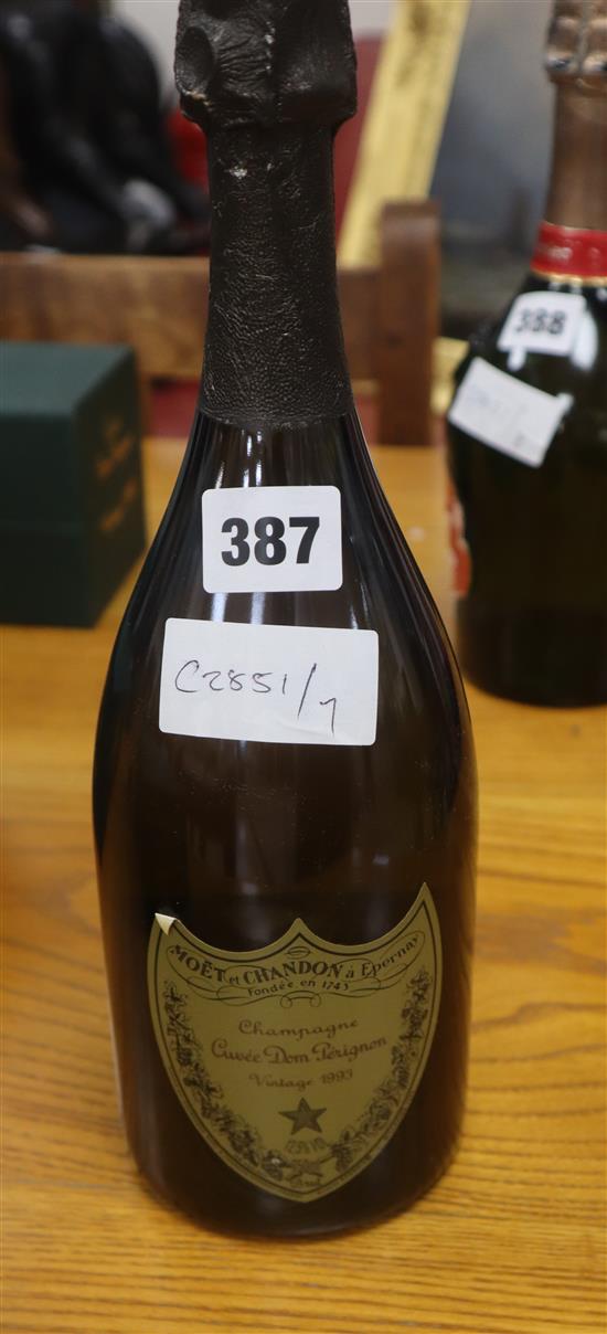 A bottle of Cuvee Dom Perignon, 1993 (no box)